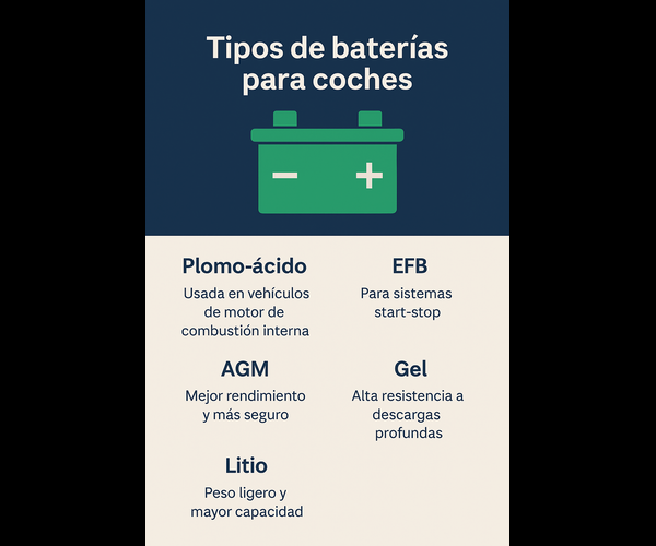 Miniatura tipos-baterias